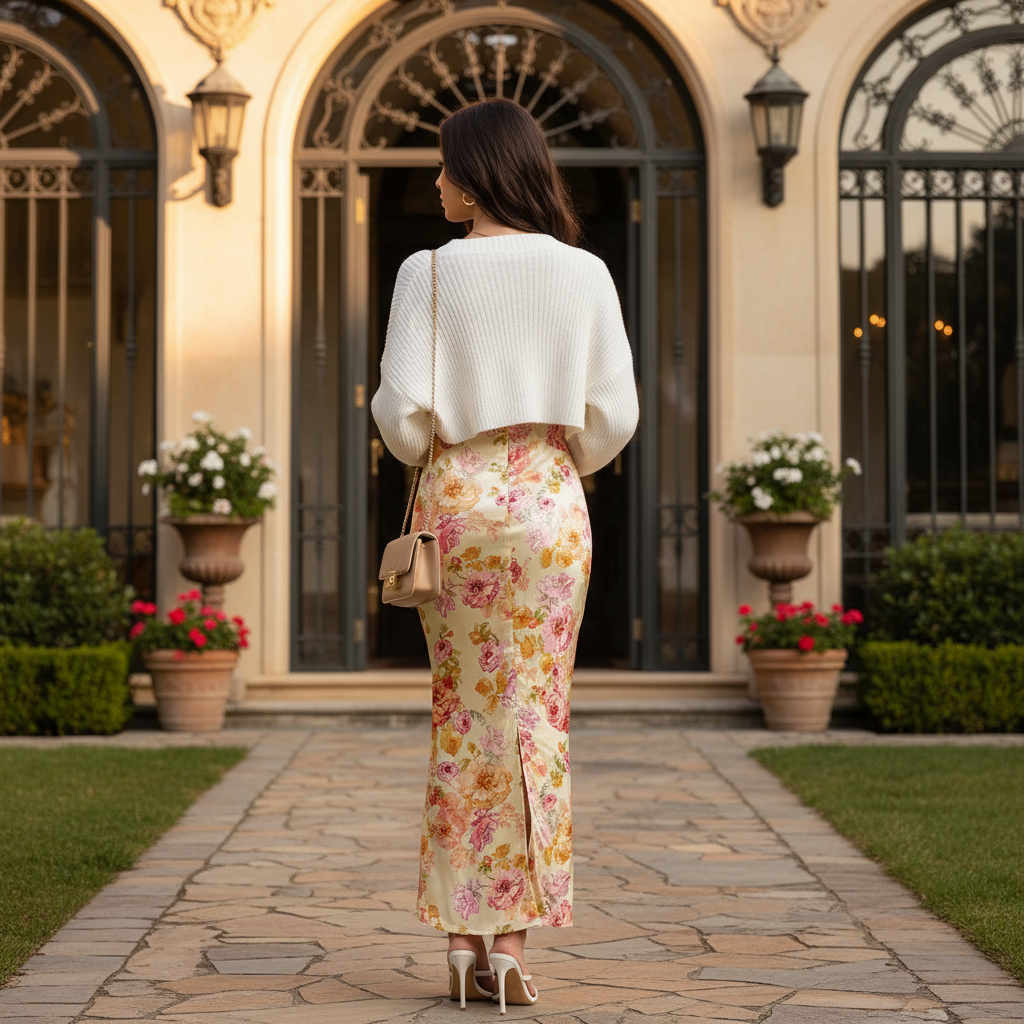 Violana | Flowy Satin Dress