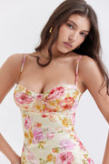Violana | Flowy Satin Dress